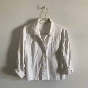 San Francisco white denim shirt